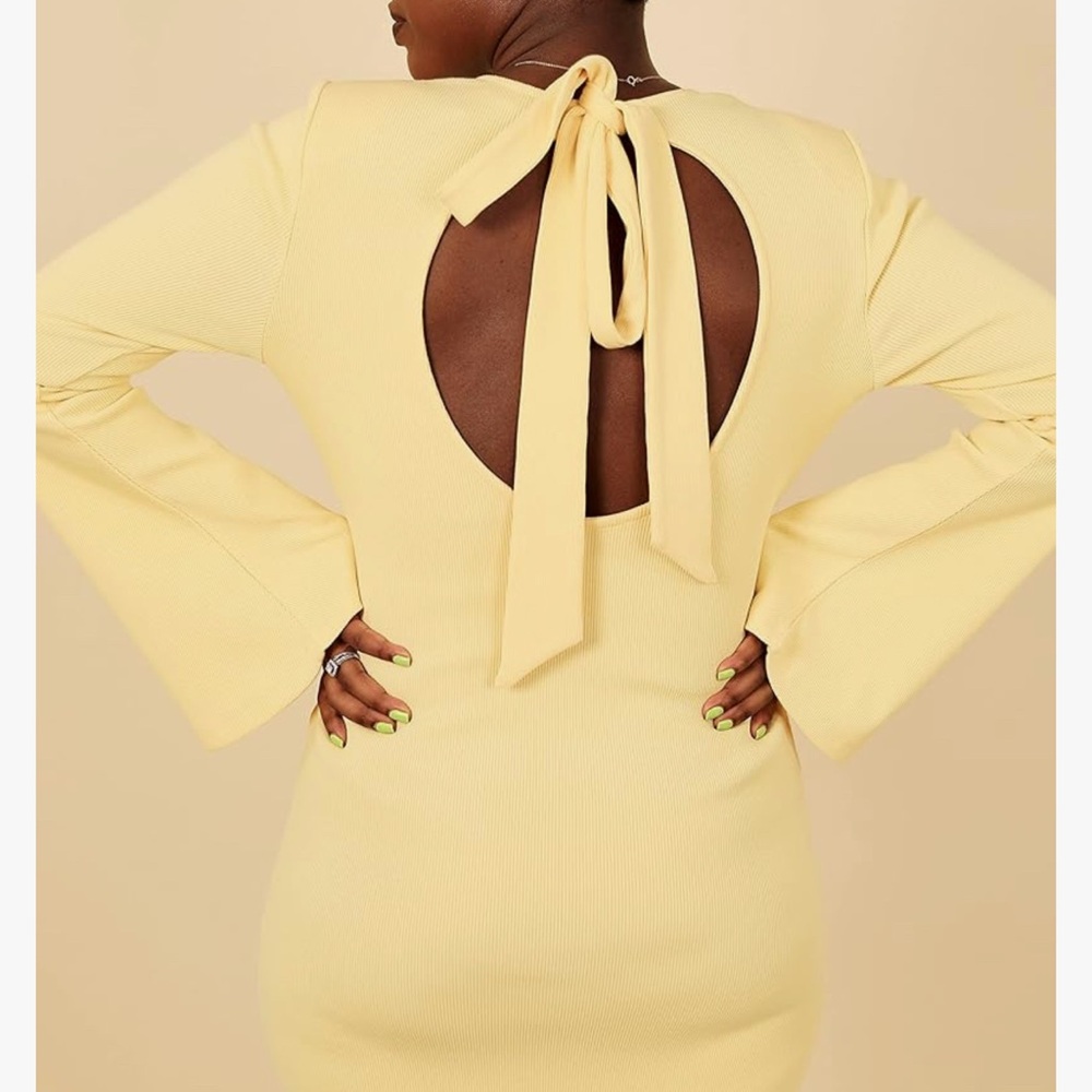 The Drop Women's Butter Rib Knit Open Back Maxi Dress
